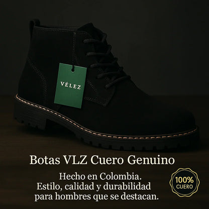 Botín VLZ de Cuero Genuino para Hombre