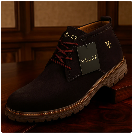 Botín VLZ de Cuero Genuino para Hombre