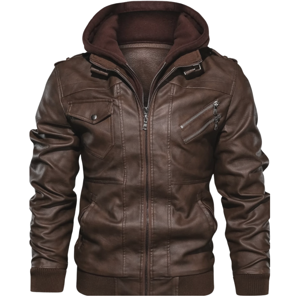 CHAQUETA RUST OSLO - CUERO